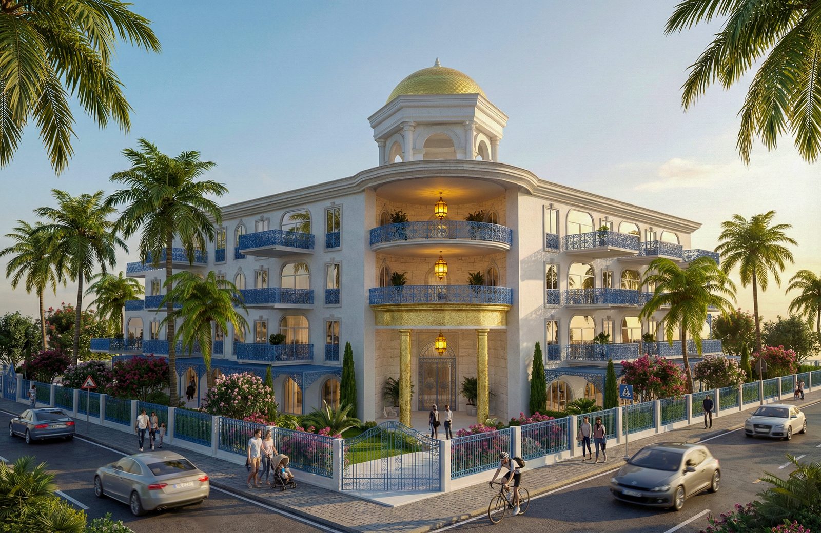 Résidence La Perle à La Goulette, Tunis — rendu 3D architectural